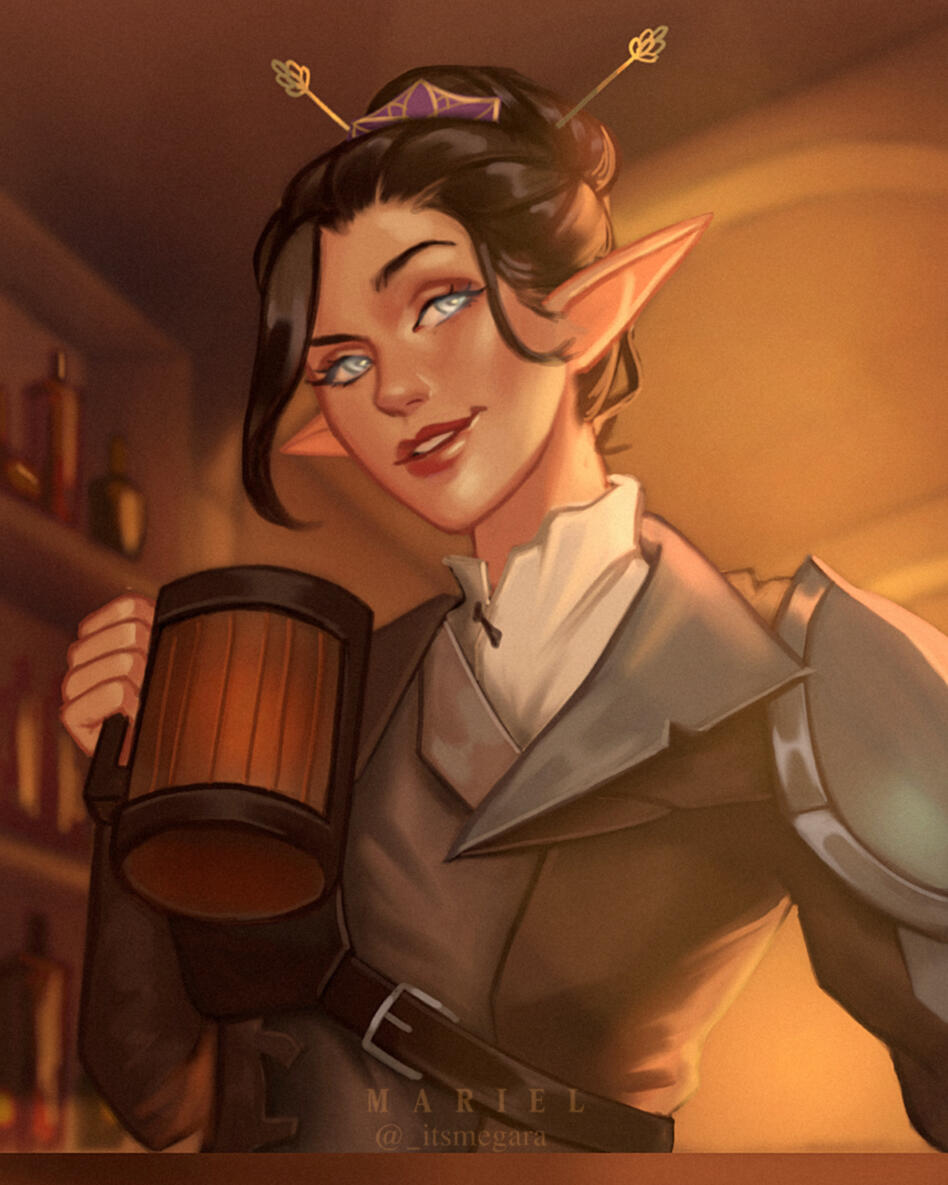 Portrait of Elane by _itsmegara