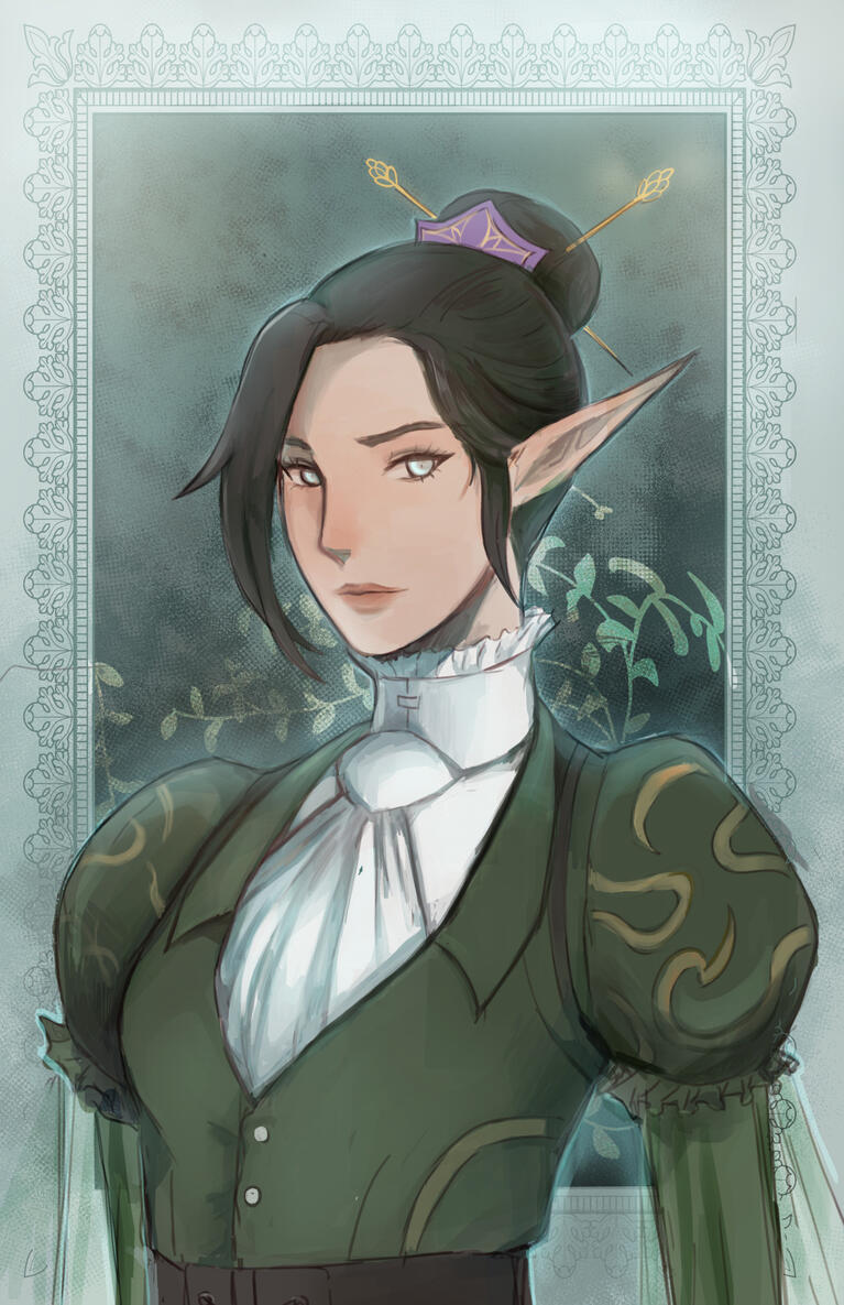 Elane's portrait by sabin1108